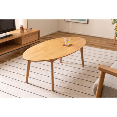東谷　オーバルテーブル　ナチュラル　MTK-343NA 東谷 オーバルテーブル ナチュラル MTK-343NA 【公式通販】
