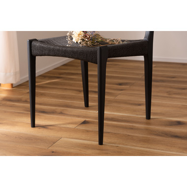 ペーパーコードチェア ブラック (品番：ACE-77BK)(L-2)荷姿3辺計216cm 東谷