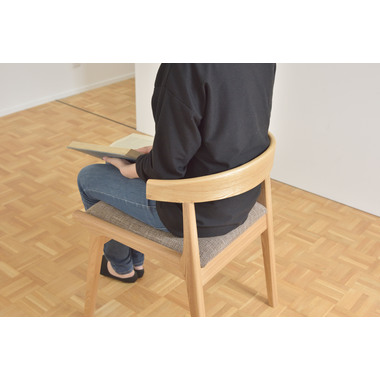 ロボット掃除機対応♪ ダイニングチェア 浮く グリーン HOC-541 N01