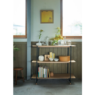 3段 棚 木製 ルカ シェルフ 天板 大きめ おしゃれ JPB-101 N01 商品詳細｜卸・仕入れ・ドロップシッピングの ESSENCE MALL