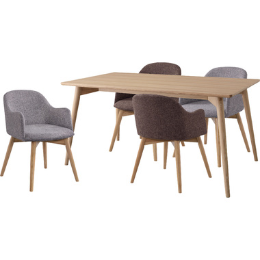 天然木 ダイニングテーブル カラメリ 122*56cm KRM-150 N01 カラメリ ダイニングテーブル KRM-150– impress select家具