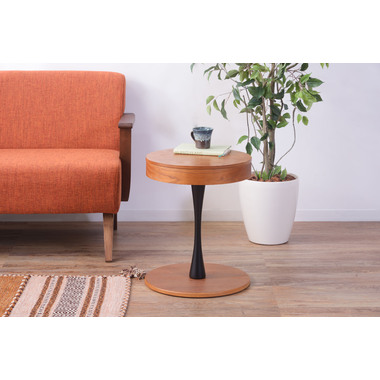 おしゃれ　PT-616　トレー　サイドテーブル　ダークブラウン　ビンテージ　北欧 おしゃれ PT-616 トレー サイドテーブル ダークブラウン ビンテージ